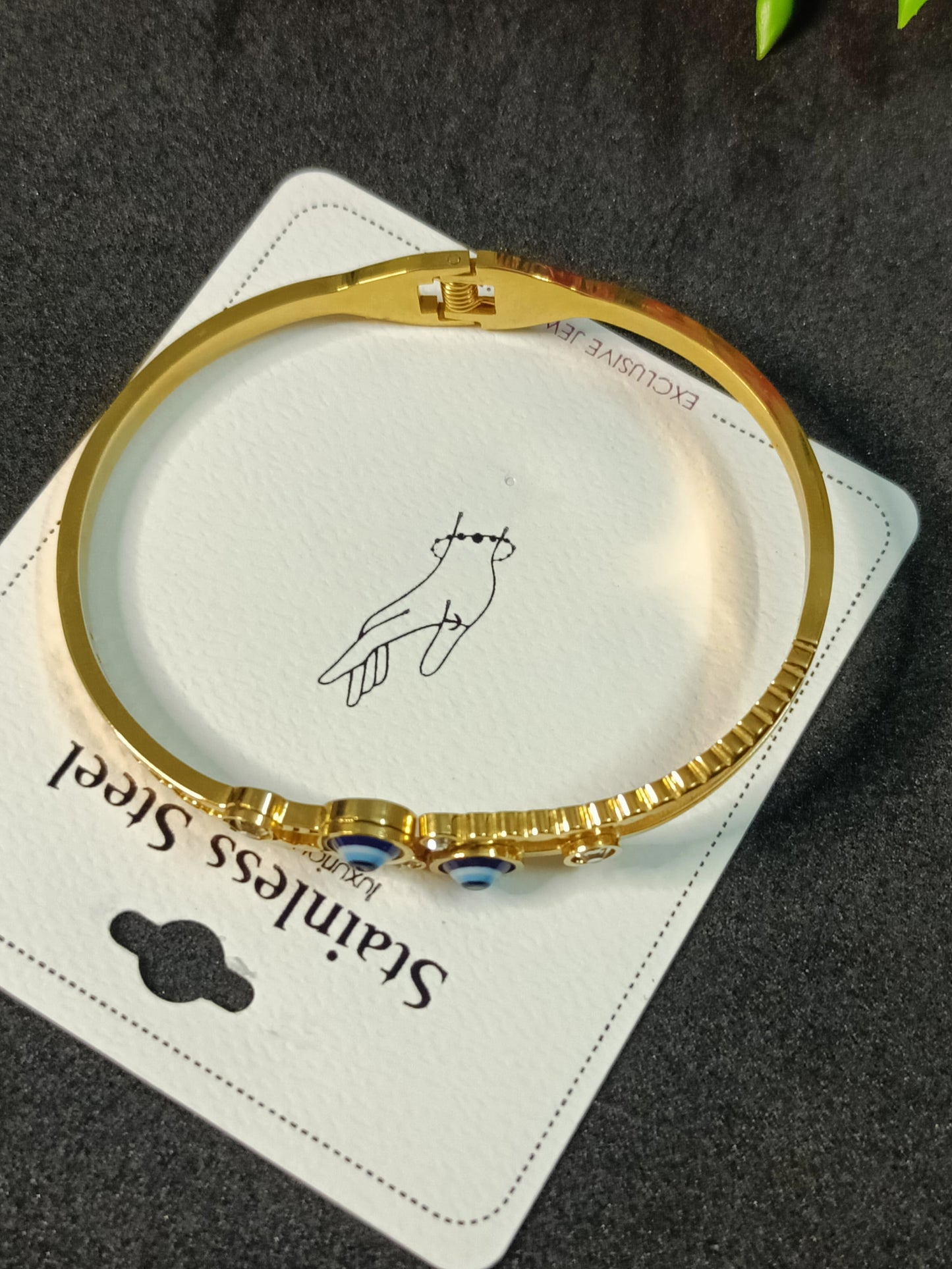Evil Eye Gold Bracelet
