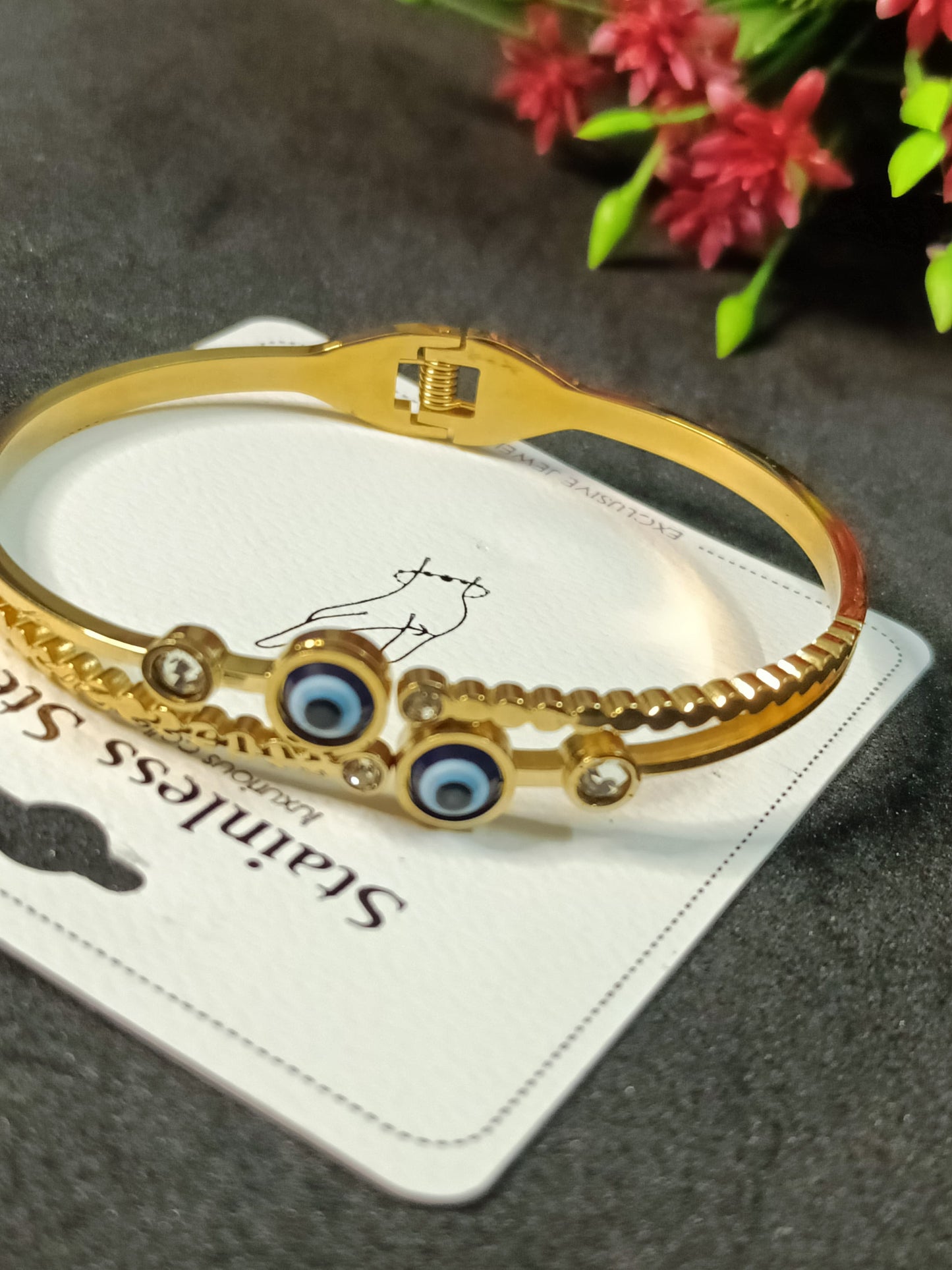 Evil Eye Gold Bracelet